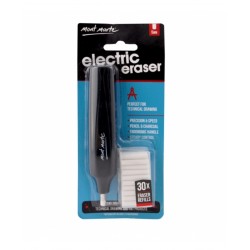 Electronic eraser + 30 replacement erasers from Mont marte